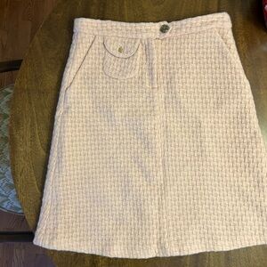 Vintage Betsey Johnson Peach A-Line Knee-Length Skirt, size 8